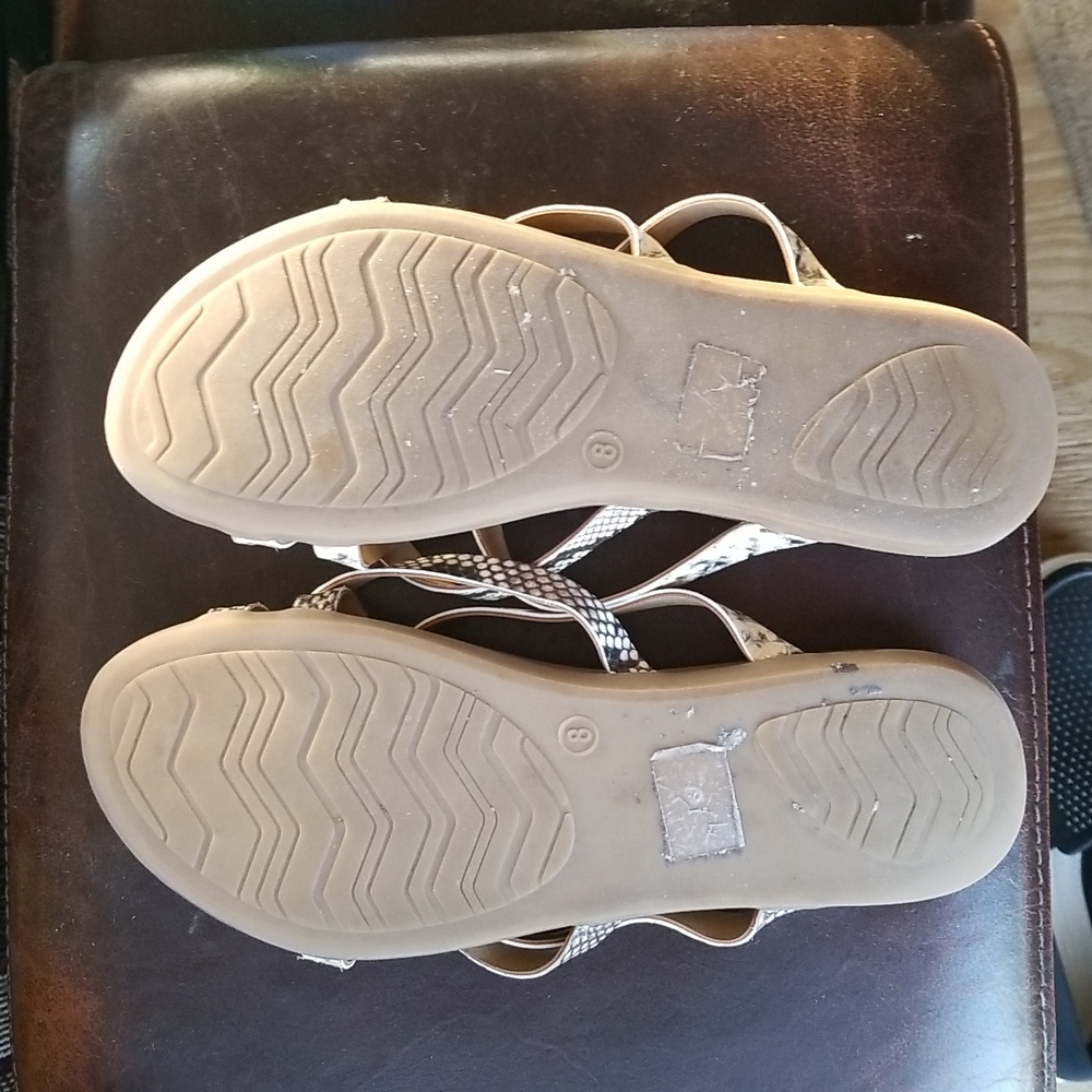 Seven 7 Womens Melbourne Slide Sandals sz 8 preowned - Picture 4 of 4